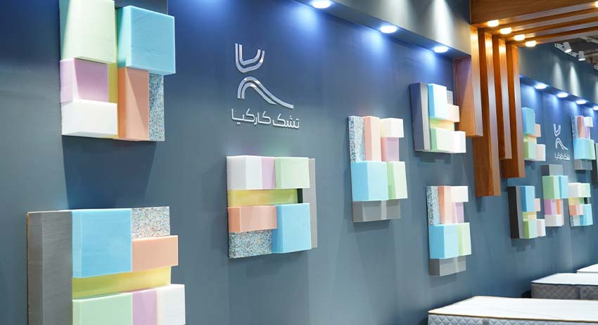 نمایی از غرفه کارکیا در نمایشگاه